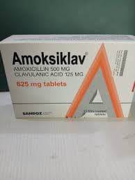 Amoksiklav Amoxicillin 500mg Clavulanic Acid 125mg 625mg Tabs